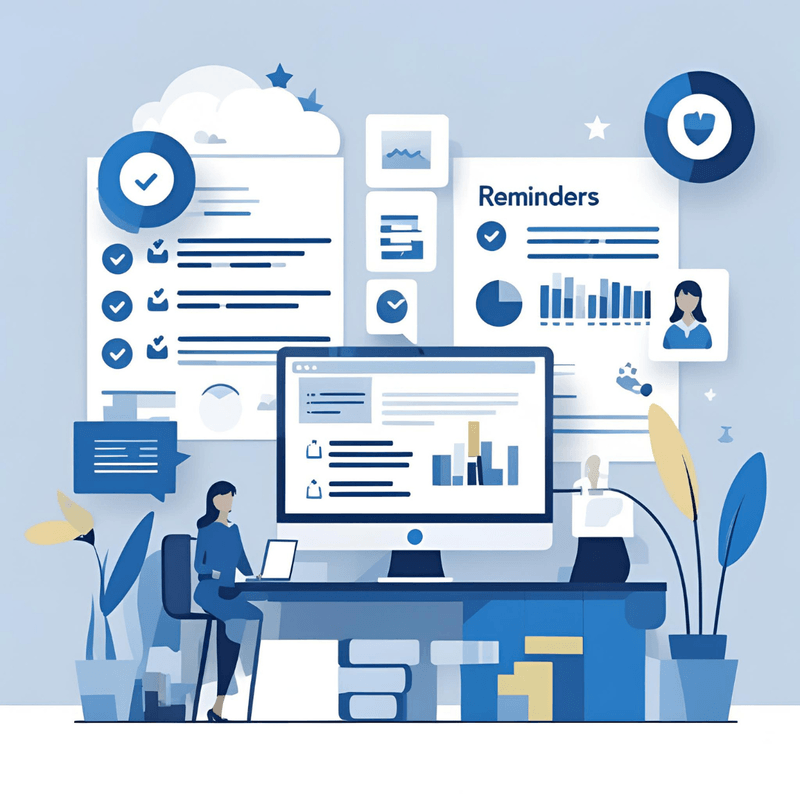 Acompanhe com lembretes personalizados via WhatsApp